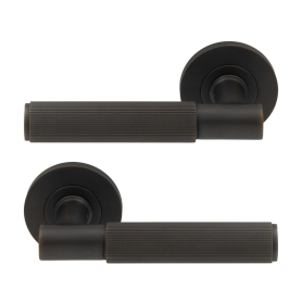 NIDO - Verge Rose Lever Set - Linear Knurl