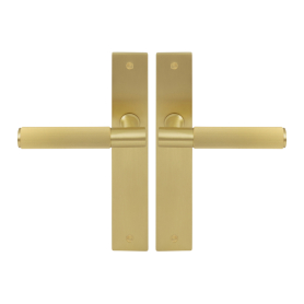 NIDO - Verge Longplate Lever Set - Linear Knurl