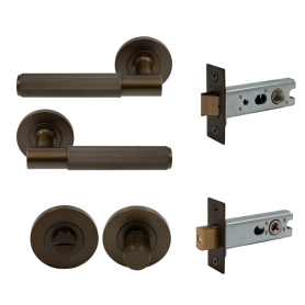 NIDO - Verge Rose Privacy Set - Linear Knurl
