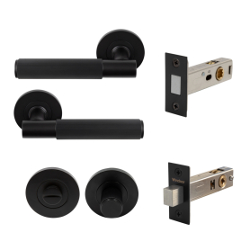 NIDO - Verge Rose Privacy Set - Magn. Latch - Linear Knurl