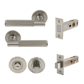 NIDO - Verge Rose Privacy Set - Magn. Latch - Linear Knurl