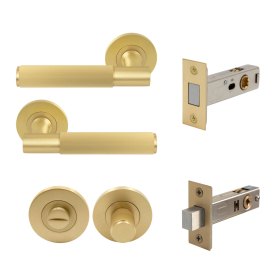 NIDO - Verge Rose Privacy Set - Magn. Latch - Linear Knurl