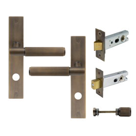 NIDO - Verge Longplate Privacy Set - Linear Knurl