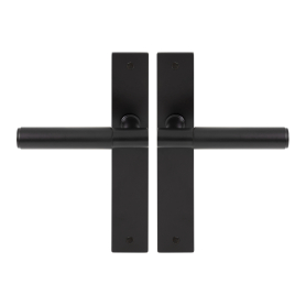 NIDO - Lumina Longplate Lever Set - Linear Knurl