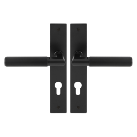 NIDO - Lumina Longplate Lever Set E85 - Linear Knurl