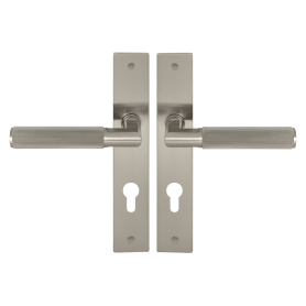 NIDO - Lumina Longplate Lever Set E85 - Linear Knurl