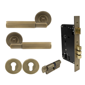 NIDO - Lumina Rose Entrance Set - Linear Knurl