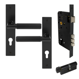 NIDO - Lumina Longplate Entrance Set - Linear Knurl