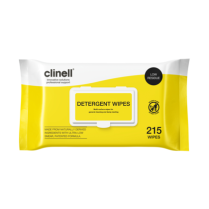 CLINELL DETERGENT WIPE FLAT PACK  (CDW215) PK/215