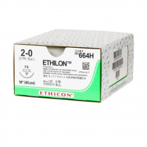SUTURE NYLON S/POINT 2/0 45CM (A664N) BOX/12