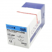 SUTURE POLYPROPYLENE 4/0 19MM (1022B) BOX/12