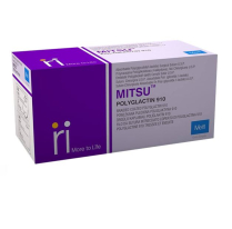 SUTURE MITSU 910 7/0 6.5MM 45CM (PGN70546DN) BOX/12