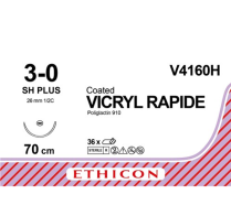 SUTURE VICRYL RAPIDE 3/0 26MM (V4160H)      BOX/36