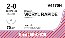 SUTURE VICRYL RAPIDE 2/0 26MM (V4170H)    BOX/36