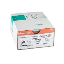 SUTURE MONOSYN 5/0 VIOLET 45CM (C2022419) BX/36