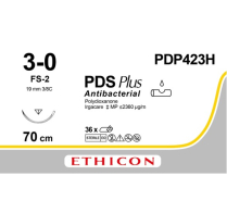 SUTURE ETHICON PDS PLUS 3/0 19MM 70CM (PDP423H) BX/36