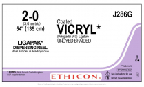 SUTURE VICRYL PLUS 2/0 135CM (VCP286G)     BX/12