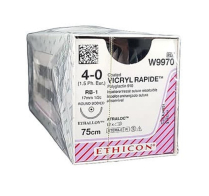 SUTURE VICRYL RAPIDE 4/9 75CM 17MM (W9970)  BOX/12