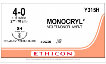 SUTURE MONOCRYL PLUS 4/0 70CM (MCP315H)  BOX/36