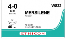 SUTURE MERSILENE 4/0 (W832)            BOX/12