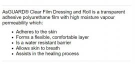 ASGUARD CLEAR FILM 4CMX5CM (ISB001)  BOX/50