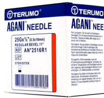 NEEDLE 25GX5/8 TERUMO ORANGE (AN*2516R1) BOX/100