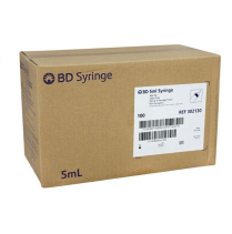 SYRINGE 5ML SLIP TIP  (302130) BD          BOX/100