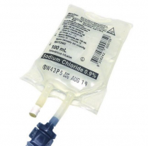 SODIUM CHLORIDE 0.9% 100ML IV BAG (AHB1307)  EACH
