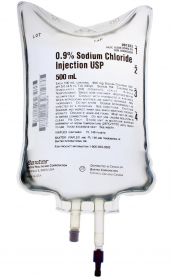 SODIUM CHLORIDE 0.9% 500ML IV BAG (1323)  EACH