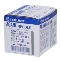 NEEDLE 27GX19MM TERUMO GREY (AN*2719R1) BOX/100