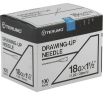 NEEDLE 18GX1.5 BLUNT DRAWING UP (AN*1838N) BX/100