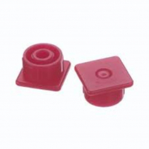 SYRINGE CAP RED STERILE (418012)      PACK/10