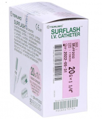 SURFLASH IV CATHETER 20GX1 1/4 (FF2032)  BOX/50