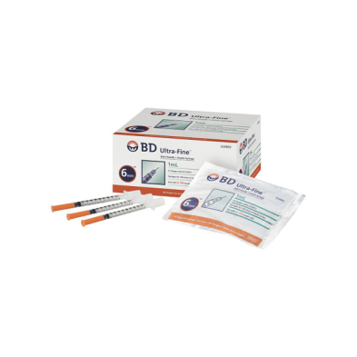SYRINGE 1ML ULTRAFINE 31G 6MM (324903) BOX/100