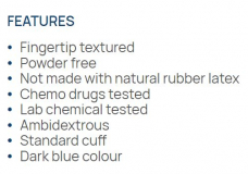 GLOVE NITRILE AQUASOFT EXTRA SMALL (47634) BOX/300