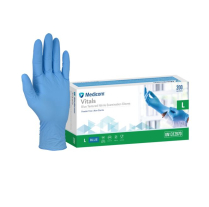 GLOVE VITALS BLUE NITRILE LARGE (1297D)    BOX/200