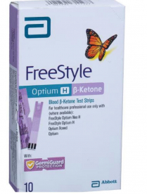 FREESTYLE OPTIUM H B-KETONE BLOOD STRIPS BX/10