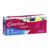 TAMPON CAREFREE REGULAR 20'S           CTN/12