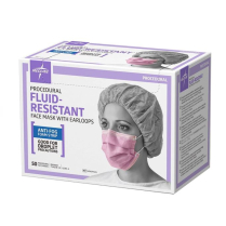 FACEMASK FLUID RESISTANT EARLOOP (NON27412EL) BOX/50