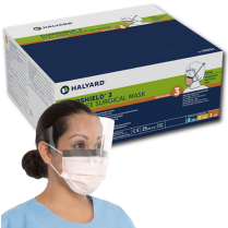 FACEMASK FLUIDSHIELD+VISOR LEVEL 3 (47147) BX/25