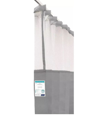 CURTAIN DISPOSABLE GREY 7.5M W/MESH (DC75GYM) CTN/5