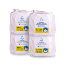PLASTIC FREE ISO 70% ALCO WIPE REFILL ( CLM00013) P400