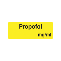 LABEL PROPOFOL (R03) 12X32MM MG/ML 500'S N/S EACH