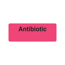 LABEL ANTIBIOTIC RADIANT PINK (M000RP) 12X32MM 500 NS EACH