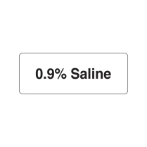 12X32MM 0.9% SALINE LABEL (M0516)