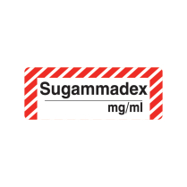 12X32MM SUGAMMADEX MG/ML LABEL (M0626)