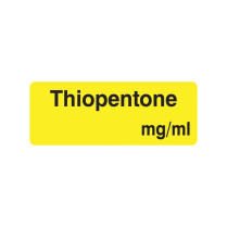 12X32MM THIOPENTONE MG/ML LABEL (R01)