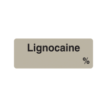 12X32MM LIGNOCAINE % LABEL (R29)