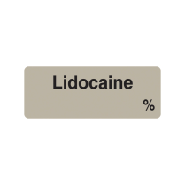 12X32MM LIDOCAINE % LABEL (R29N)