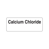 12X32MM CALCIUM CHLORIDE LABEL (R63)